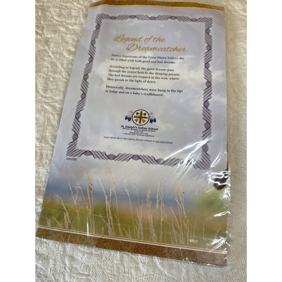 Legend Of The Dreamcatcher Set Of 4 By St. Josephs Indian School Feather & Bead - Picture 5 of 16